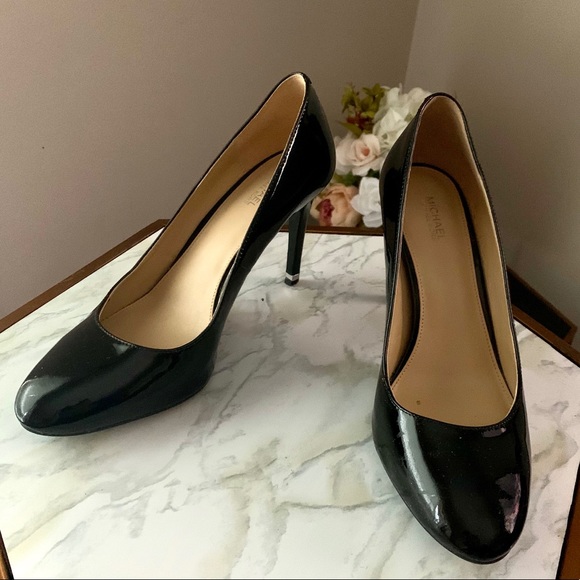 Michael Kors 'Ashby Almond Toe Pump Patent Leather